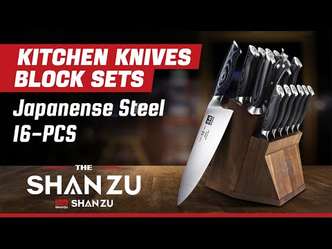 SHAN ZU German Steel Series - Superior 3PCS Chefs Knife Set