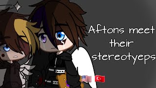 Afton's Meet Their Stereotypes | Gacha Life / Clup | Afton Family - FNaF | Tsuki-chan~