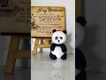 Making Miniature Panda 🐼 #diy#clay #art #artandcraft #homemade #tutorial