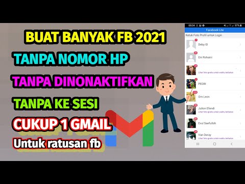 Terbaru buat banyak fb tanpa ke sesi/dinonktifkan tanpa no hp cukup 1 email