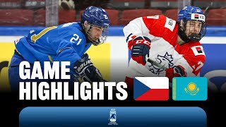 : Highlights: Czechia vs Kazakhstan | 2024 #U18MensWorlds