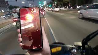 São Paulo para Guarulhos de moto via Av Anhaia Mello e marginal Tietê zona Leste 
