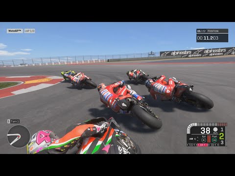 MotoGP 19 - Andrea Dovizioso Championship Gameplay [120% Extreme + Pro Difficulty] - GP of Americas