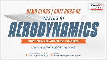 Basics of Aerodynamics | GATE 2026 Aerospace Engineering Online Crash Course | GATE AE Lectures