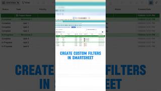 Create filters in Smartsheet #smartsheet #tutorials #spreadsheetsolutions #spreadsheetsolutions