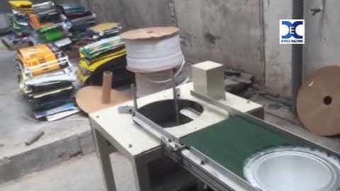 Automatic tin can lid cover lining machine single head 20cpm