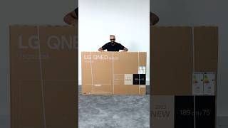 75 inch LG QNED MiniLED 86 TV ASMR Unboxing (2023)