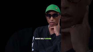 Pharrell’s advice to #tylerthecreator  #pharrellwilliams #wealthmindset #selfaware #presence