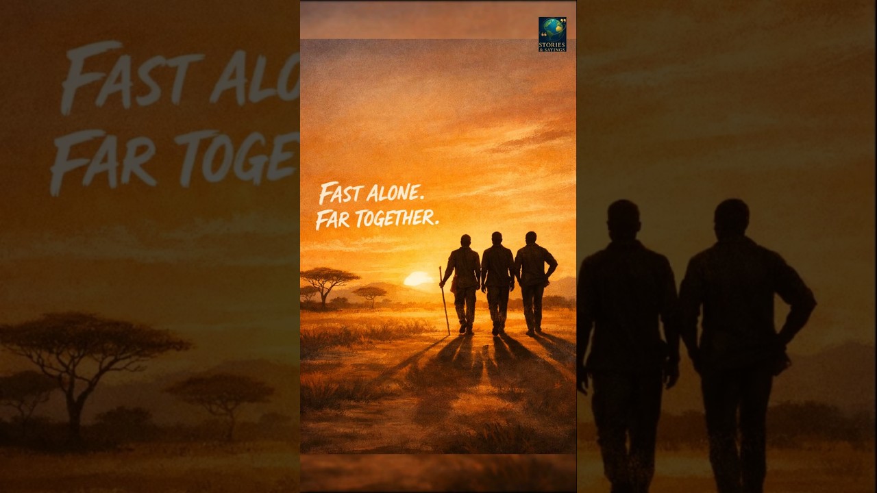 Go Fast Alone vs Go Far Together 🌍 