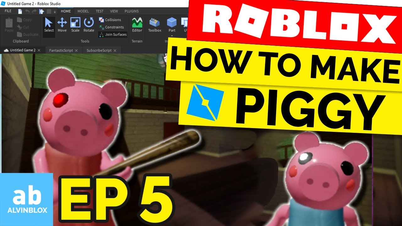 How To Make A Piggy Game In Roblox Piggy Granny Tutorial Ep 5 Youtube - roblox evil 5 open source back roblox