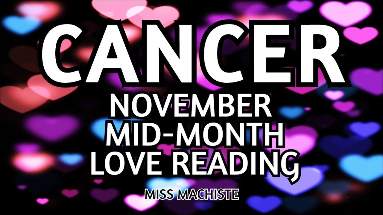 *CANCER LOVE* IT'S SO HARD FOR THEM TO STAY AWAY FROM YOU!! NOVEMBER MIDMONTH TAROT CANCER