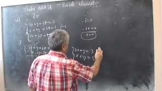 Lectia BAA 38 - Sistem de ecuatii in clasa de resturi modulo 5