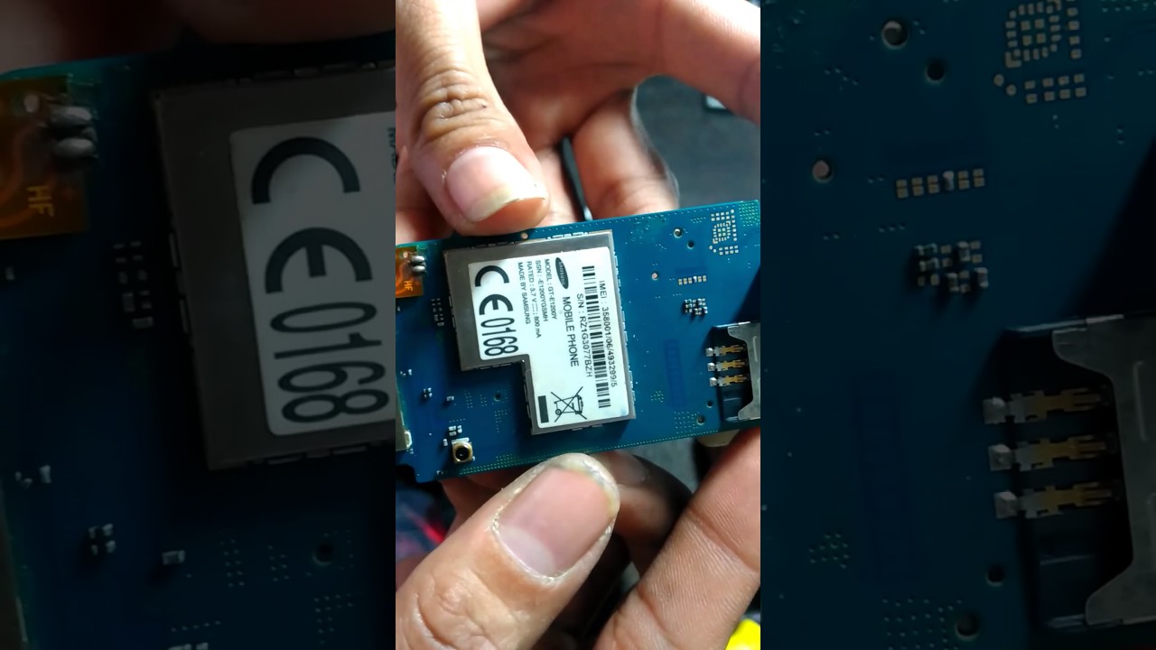 Samsung 1200y only power on with charger 100 % solution.