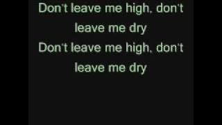 Radiohead - High and dry lyrics