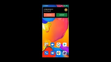 Oukitel WP18 Incoming Call (Screen Video)