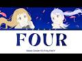 Black Clover - Full Ending "four" by FAKY (Lyrics)