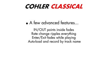 Advanced Features in Cohler Classical - Classical Music Source-Destination 4-point Editing in REAPER
