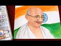 Gandhi ji drawing for Independence day. #mahatmagandhi #art #drawing 