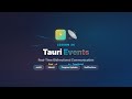 Tauri Events: Real-Time Bidirectional Communication | Rust + React Tutorial (Lesson 34)