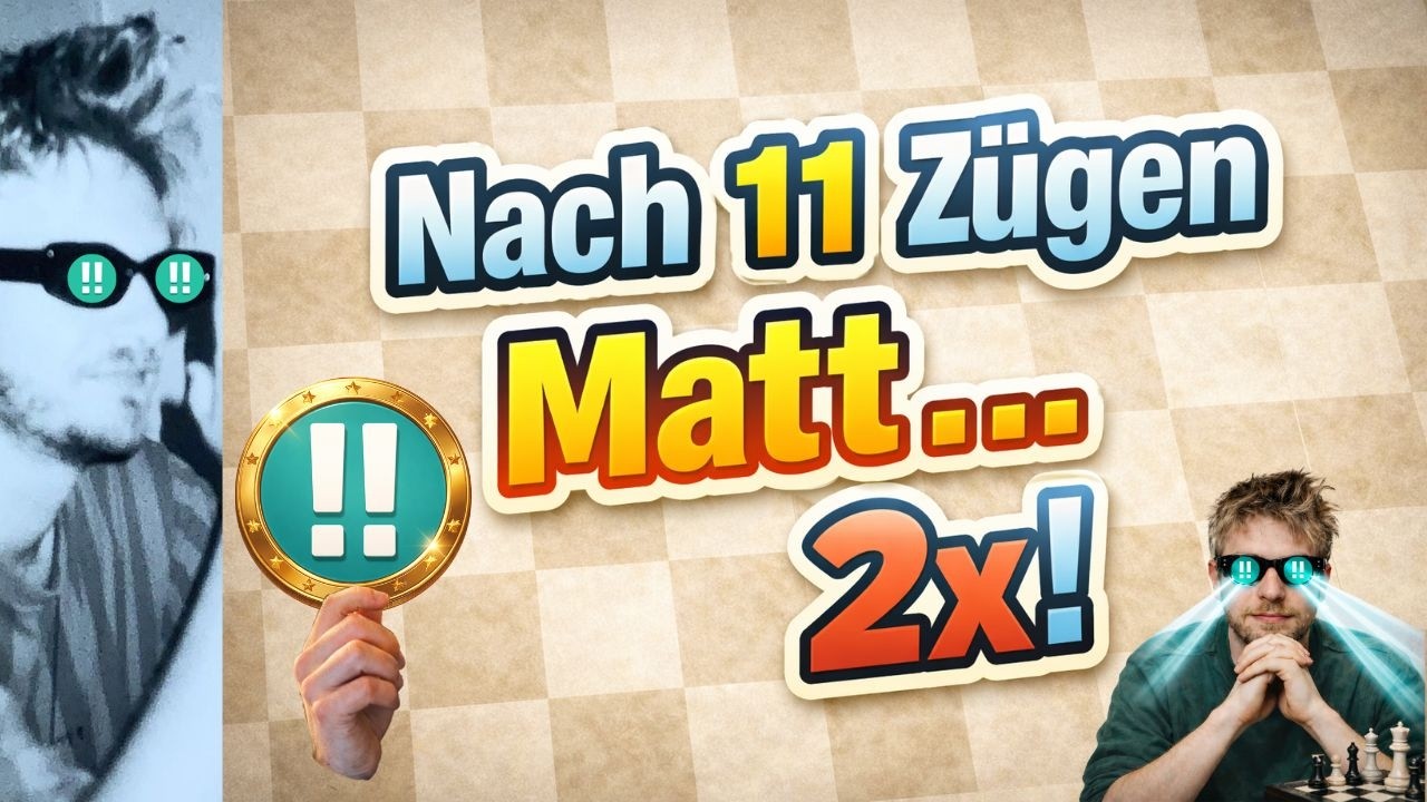2 Wege Zum CHECKMATE IN 11 Moves!! (blitz)