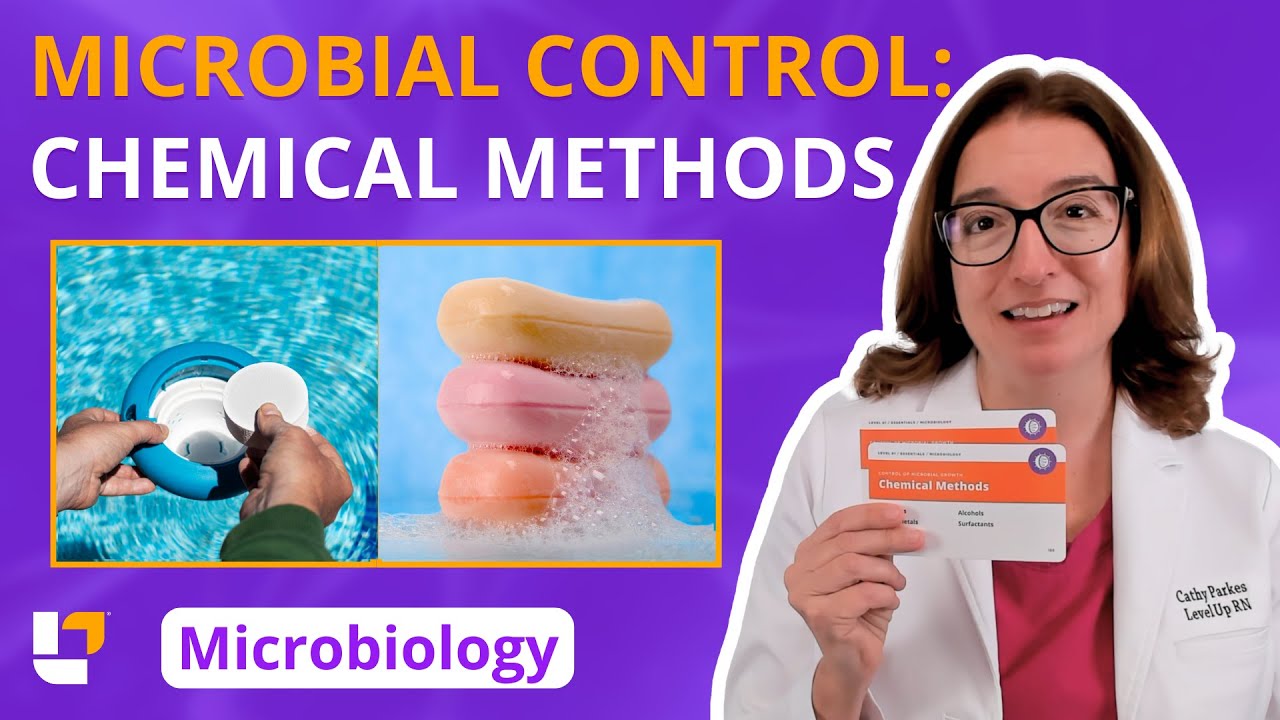 Microbial Growth Control: Chemical Methods: Microbiology Pre-Nursing /  Med Students | @LevelUpRN