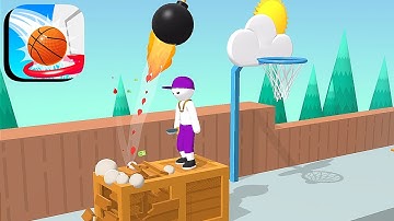 Bounce Dunk ​- All Levels Gameplay Android,ios (Part 143)