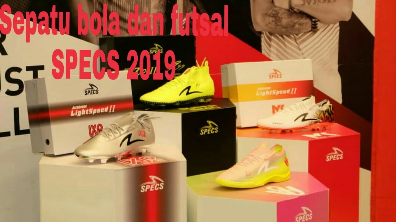 Sepatu bola dan futsal  SPECS  2019  YouTube