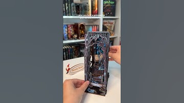 Fantasy bookshelf decor ideas 📚✨#bookshelf #bookshelfdecor #fantasy #diyideas #booknook