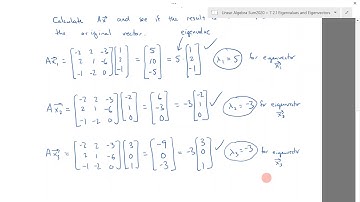 MAT210 7.1 Eigenvalues and Eigenvectors