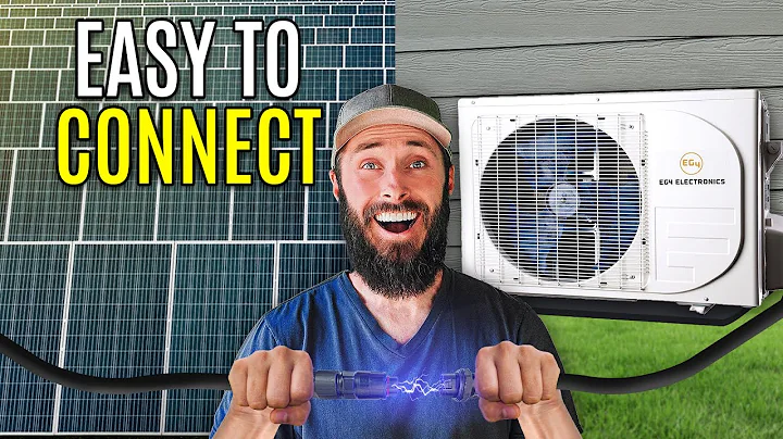 Running AC with Solar - Connecting Solar Panels & Mini Split