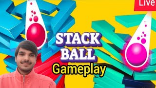 Stack ball game part 6 🎮 gameplay #live @zara4uu screenshot 3