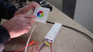 ZigBee wall mount RGBW LED strip Touchlink (multizone)