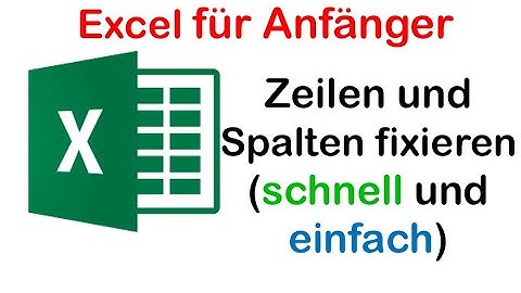 Excel 2020: Zeilen und Spalten fixieren