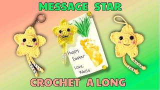 CROCHET MESSAGE STAR AMIGURUMI