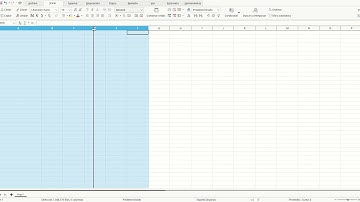 Manipular filas y columnas en Calc