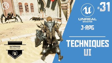 Unreal Engine 4 Tutorial - JRPG Part 31: Techniques UI