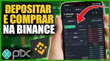 COMO DEPOSITAR DINHEIRO E COMPRAR CRIPTOMOEDAS NA BINANCE PELO CELULAR E PC - VIA PIX RAPIDO E FACIL