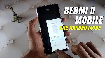 Redmi 9 - How To Enable One Handed Mode