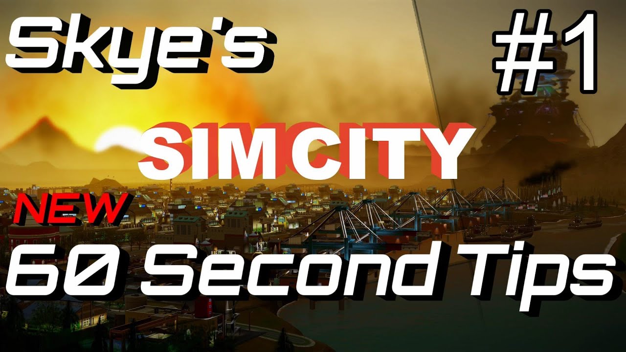 ★ SimCity 5 (2013) 60 Sec Tips #1 ►Remove Graphics Blurring (Tilt Shift)◀ SimCity Cities of Tomorrow