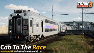 Cab To The Race : Northeast Corridor : Train Sim World 3 [4K 60FPS]