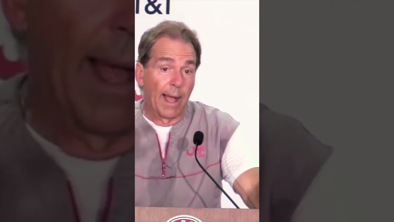 Best of Nick Saban: “You think we just sh*t out another player.” 😂