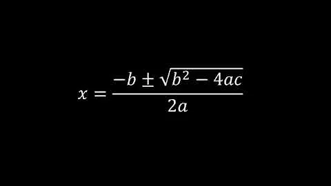 The Quadratic Formula Song - With Harmony