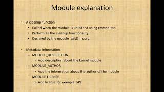 Introduction to Linux kernel Module