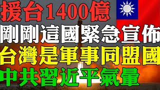 剛剛這國緊急宣佈台灣是軍事同盟國援台1400億對抗中共 ... 