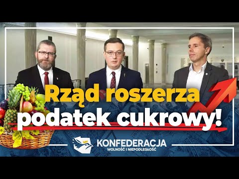 PiS rozszerza podatek cukrowy! Uderzenie w polskiego konsumenta!