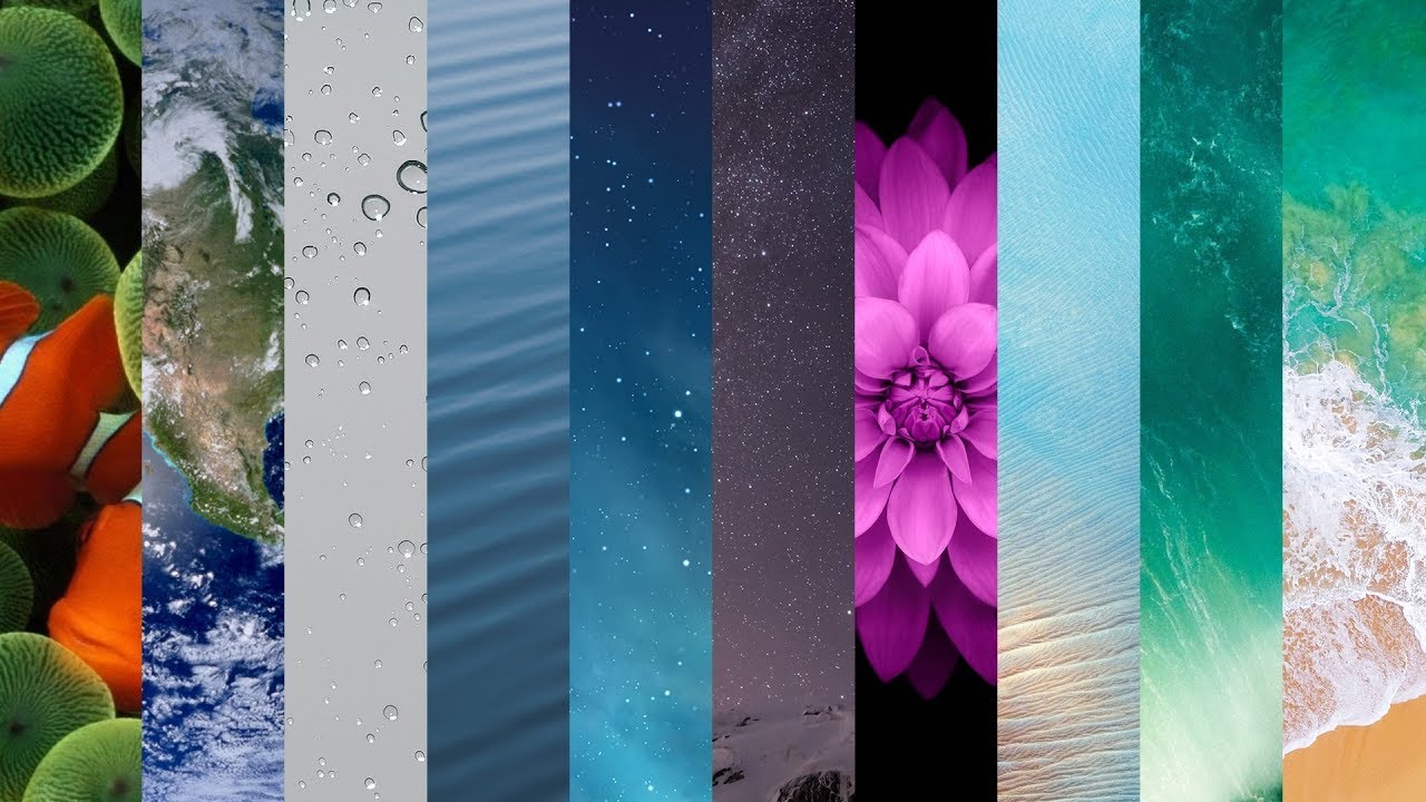 Every Flagship iPhone Wallpaper! - YouTube