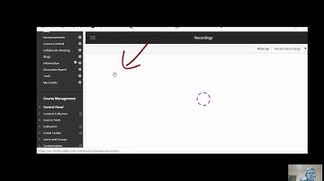 How to watch a previously recorded lecture