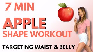 APPLE SHAPE WORKOUT - 7 Minute Standing Abs, Waist and Core