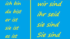 ♫ Sein Conjugation Song ♫ German Conjugation ♫ Das Lied der Konjugation von Sein ♫