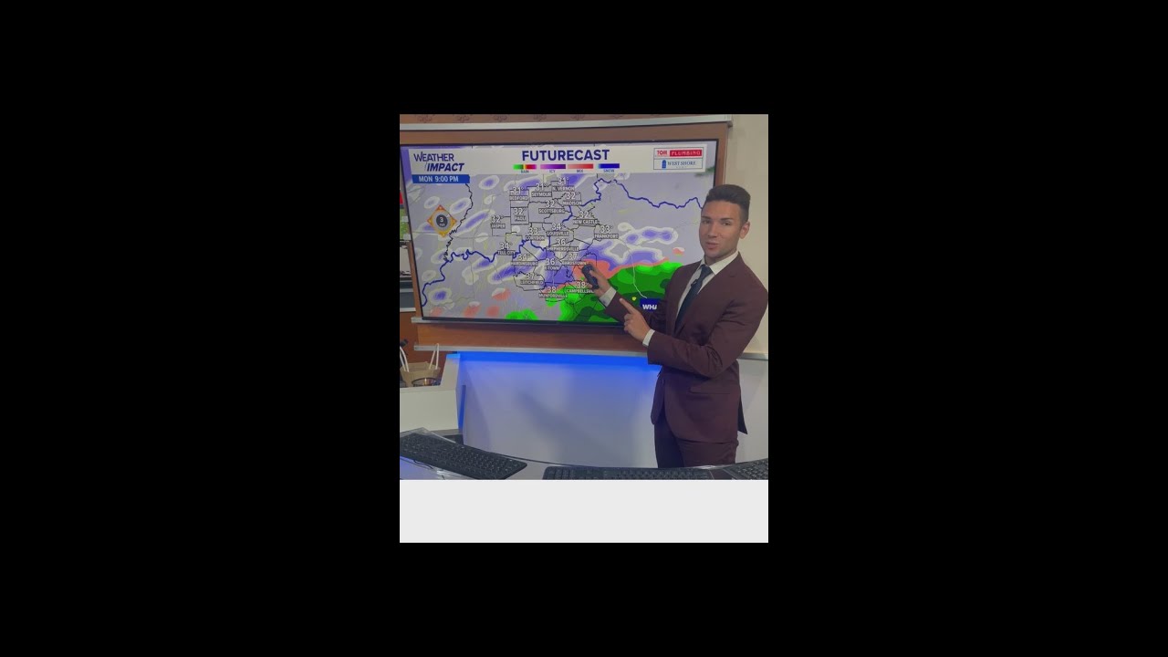 Snow showers arriving tonight in Louisville